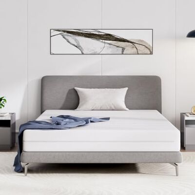 Avenco Matelas 90x190, Hauteur 14 cm, Matelas en Mousse en Fibre de Bambou, 7 Zones de Confort, Deux Faces Utilisable, Degré de Dureté H3 et H4, Matelas avec Housse Amovibl, Certifié Oeko-Tex - Publicité Avenco Matelas 90x190, Hauteur 14 cm, Matelas en Mousse en Fibre de Bambou, 7 Zones de Confort, Deux Faces Utilisable, Degré de Dureté H3 et H4, Matelas avec Housse Amovibl, Certifié Oeko-Tex - Publicité
