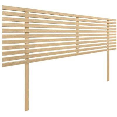 DHOME Tête de lit en Bois MDF Recyclé avec Pieds Lit en Palettes Style Japonais Accessoires Inclus (Bois Naturel, 160cm) - Publicité DHOME Tête de lit en Bois MDF Recyclé avec Pieds Lit en Palettes Style Japonais Accessoires Inclus (Bois Naturel, 160cm) - Publicité