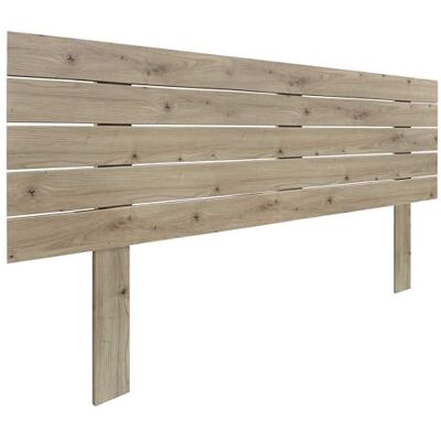 DHOME Tête de lit en Bois MDF Recyclé avec Pieds Lit Horizontal Style Palettes Quincaillerie Incluse (Chêne, 160cm) - Publicité DHOME Tête de lit en Bois MDF Recyclé avec Pieds Lit Horizontal Style Palettes Quincaillerie Incluse (Chêne, 160cm) - Publicité