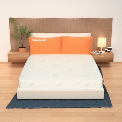 Miasuite Matelas Double 160x200, 16cm Hauteur, Housse Silver, Waterfoam H16 - Matelas - Publicité Miasuite Matelas Double 160x200, 16cm Hauteur, Housse Silver, Waterfoam H16 - Matelas - Publicité