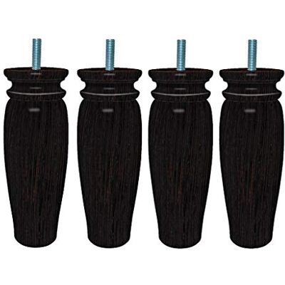Margot 3700527864044 Royal Rustique Lot de 4 Pieds de lit Bois Wengé Hauteur 15 cm - Publicité Margot 3700527864044 Royal Rustique Lot de 4 Pieds de lit Bois Wengé Hauteur 15 cm - Publicité