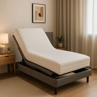 Matelas NUITS D'OR - 80x190 - Mousse à mémoire - Très ferme - Publicité Matelas NUITS D'OR - 80x190 - Mousse à mémoire - Très ferme - Publicité