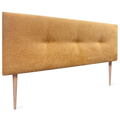 DHOME Tête de lit en Laine Naturelle avec Boutons Tête de lit tapissée Chambre à Coucher Literie tapissée Winter Luxury (Leine Moutarde, 145x105cm (140/135)) - Publicité DHOME Tête de lit en Laine Naturelle avec Boutons Tête de lit tapissée Chambre à Coucher Literie tapissée Winter Luxury (Leine Moutarde, 145x105cm (140/135)) - Publicité