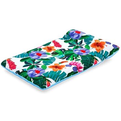 Bestway Matelas Gonflable avec Housse Tissu Blissful Drifter™, 183 x 124 x 33 cm, 140 kg - Publicité Bestway Matelas Gonflable avec Housse Tissu Blissful Drifter™, 183 x 124 x 33 cm, 140 kg - Publicité