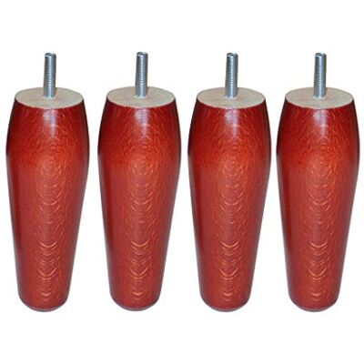 Margot 3700527816005 Atelier d'artiste Olive Lot de 4 Pieds de lit Bois Teinte merisier Hauteur 15 cm - Publicité Margot 3700527816005 Atelier d'artiste Olive Lot de 4 Pieds de lit Bois Teinte merisier Hauteur 15 cm - Publicité