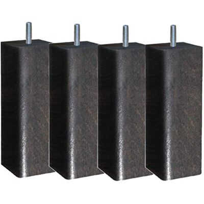 Margot 3700527849263 Douceur Scandinave Carré Lot de 4 Pieds de lit Bois Chêne grisé Hauteur 15 cm - Publicité Margot 3700527849263 Douceur Scandinave Carré Lot de 4 Pieds de lit Bois Chêne grisé Hauteur 15 cm - Publicité