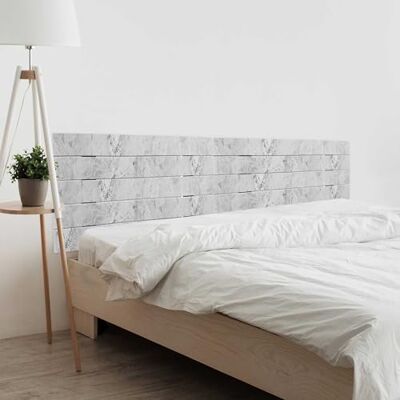 DHOME DM - 80 cm - Gris - Style Palette Horizontal - Tête de lit - Publicité DHOME DM - 80 cm - Gris - Style Palette Horizontal - Tête de lit - Publicité