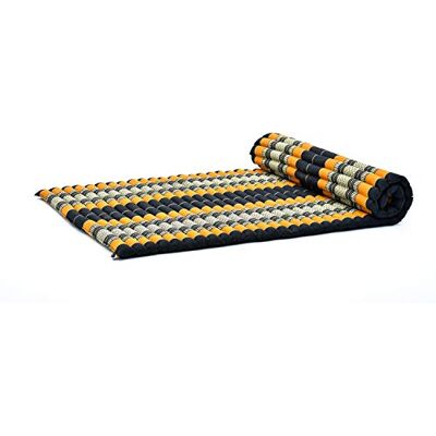 LEEWADEE Tapis Thai Enroulable Large 190 x 100 cm Kapok Tapis de Sol Massage & Sommeil Alternative Futon - Publicité LEEWADEE Tapis Thai Enroulable Large 190 x 100 cm Kapok Tapis de Sol Massage & Sommeil Alternative Futon - Publicité