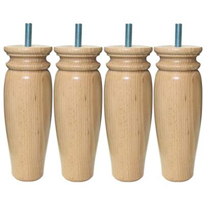 Margot 3700527829265 Royal Rustique Lot de 4 Pieds de lit Bois Vernis naturel Hauteur 15 cm - Publicité Margot 3700527829265 Royal Rustique Lot de 4 Pieds de lit Bois Vernis naturel Hauteur 15 cm - Publicité