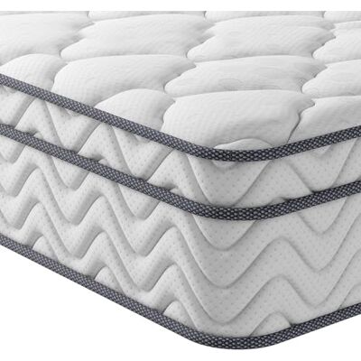 Vesgantti Matelas 90 x 200 cm Hauteur 22 cm H3 7 Zones Matelas orthopédique en Mousse à Froid à fermeté Moyenne Certifié Öko-Tex Classique BoxTop - Publicité Vesgantti Matelas 90 x 200 cm Hauteur 22 cm H3 7 Zones Matelas orthopédique en Mousse à Froid à fermeté Moyenne Certifié Öko-Tex Classique BoxTop - Publicité