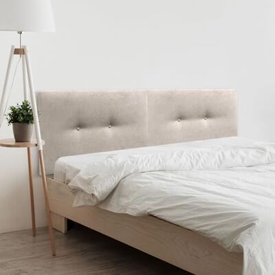 Dhome - Acualine Liso - Polyuréthane - Beige - Tête de lit - Publicité Dhome - Acualine Liso - Polyuréthane - Beige - Tête de lit - Publicité