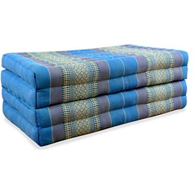 Livasia Matelas Pliable Durable en kapok 200x80x8cm Matelas d’invité, Matelas Pliable pour camionnette, Tapis de Yoga, Lit d’invité Pliable, Chaise Longue pour Le Jardin et Le Balcon (Bleu Clair) - Publicité Livasia Matelas Pliable Durable en kapok 200x80x8cm Matelas d’invité, Matelas Pliable pour camionnette, Tapis de Yoga, Lit d’invité Pliable, Chaise Longue pour Le Jardin et Le Balcon (Bleu Clair) - Publicité