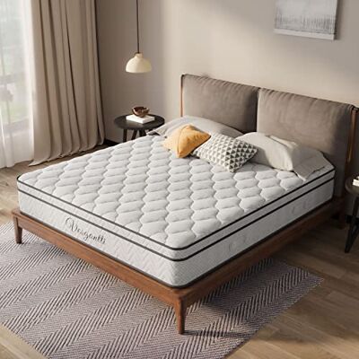 Vesgantti Matelas 120x190cm, 26cm Épaisseur, Matelas à Ressorts Ensachés Indépendant, Multicouches Extra Confort 7 Zones, Ferme Moyenne, Orthopédique, Oeko-tex (H3, Box-Top) - Publicité Vesgantti Matelas 120x190cm, 26cm Épaisseur, Matelas à Ressorts Ensachés Indépendant, Multicouches Extra Confort 7 Zones, Ferme Moyenne, Orthopédique, Oeko-tex (H3, Box-Top) - Publicité