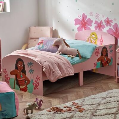 Lit Junior Princesse Disney - MDF robuste, 140x70 cm - Lit pour enfants - Publicité Lit Junior Princesse Disney - MDF robuste, 140x70 cm - Lit pour enfants - Publicité