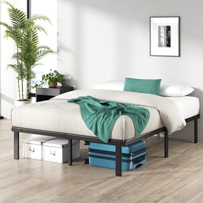 Zinus Caleb Cadre de lit 160x200 cm Hauteur 36 cm avec Rangement sous Le lit Cadre en Acier Pliable – Noir - Publicité Zinus Caleb Cadre de lit 160x200 cm Hauteur 36 cm avec Rangement sous Le lit Cadre en Acier Pliable – Noir - Publicité