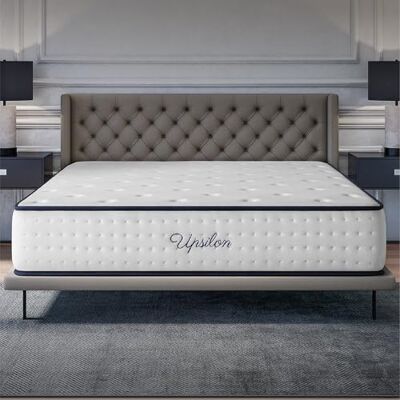 COSMOS Upsilon Matelas 140x200 Épais 32 cm Mémoire de Forme + Blue Latex Mousse HR Confort Ferme 7 Zones Réversible Soutien du Dos Durabilité Supérieure - Publicité COSMOS Upsilon Matelas 140x200 Épais 32 cm Mémoire de Forme + Blue Latex Mousse HR Confort Ferme 7 Zones Réversible Soutien du Dos Durabilité Supérieure - Publicité