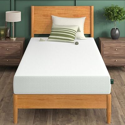 Zinus Matelas à mémoire de Forme Blanc 90 x 190 cm - Publicité Zinus Matelas à mémoire de Forme Blanc 90 x 190 cm - Publicité
