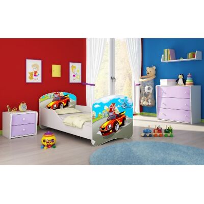 ACMA I Lit Enfant Sommier à Lattes Matelas sommier Gratuite Meubles pour Enfants (03 Voiture de Course, 160 x 80 cm) - Publicité ACMA I Lit Enfant Sommier à Lattes Matelas sommier Gratuite Meubles pour Enfants (03 Voiture de Course, 160 x 80 cm) - Publicité