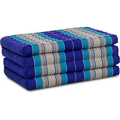 Livasia Matelas Pliable Durable en kapok 200x80x8cm Matelas d’invité, Matelas Pliable pour camionnette, Tapis de Yoga, Lit d’invité Pliable, Chaise Longue pour Le Jardin et Le Balcon (Bleu) - Publicité Livasia Matelas Pliable Durable en kapok 200x80x8cm Matelas d’invité, Matelas Pliable pour camionnette, Tapis de Yoga, Lit d’invité Pliable, Chaise Longue pour Le Jardin et Le Balcon (Bleu) - Publicité