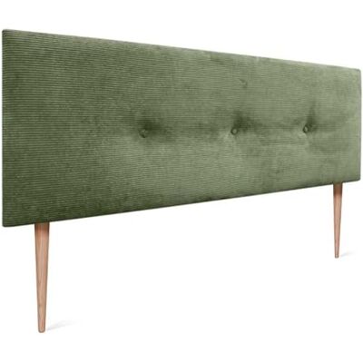 DHOME Tête de Lit en Velours cótele Unie avec Boutons et Pieds Haut de Gamme Moderne Tête de Lit Capitonnée Lit de Luxe Chambre Rembourrée (Vert forêt, 160cm) - Publicité DHOME Tête de Lit en Velours cótele Unie avec Boutons et Pieds Haut de Gamme Moderne Tête de Lit Capitonnée Lit de Luxe Chambre Rembourrée (Vert forêt, 160cm) - Publicité