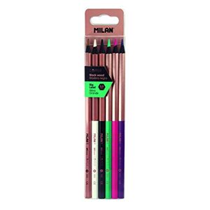 MILAN Pochette 6 crayons de couleur avec grosse mine Copper - Publicité