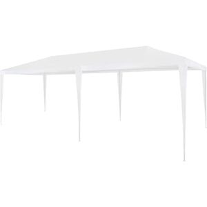 vidaXL Tente de Réception 3x6 m PE Blanc Tonnelle Pavillon Chapiteau de Jardin - Publicité vidaXL Tente de Réception 3x6 m PE Blanc Tonnelle Pavillon Chapiteau de Jardin - Publicité