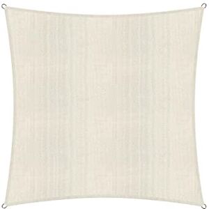 LUMALAND - Sonnensegel 3x3m - Crème - HDPE 160g/m² - Voile solaire - Publicité LUMALAND - Sonnensegel 3x3m - Crème - HDPE 160g/m² - Voile solaire - Publicité