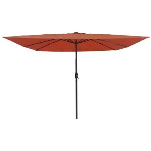 Parasol Carré de Jardin Vidaxl - Lumières LED, Résistant UV, 295x245 cm - Publicité Parasol Carré de Jardin Vidaxl - Lumières LED, Résistant UV, 295x245 cm - Publicité
