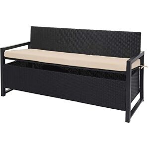 Banque de jardin Mendler Poly-Rattan 3 Places - Mobilier de jardin - Publicité Banque de jardin Mendler Poly-Rattan 3 Places - Mobilier de jardin - Publicité