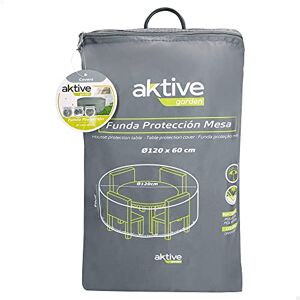 AKTIVE Housse de Table de Jardin Imperméable, Housse de Mobilier de Jardin Imperméable, Housse de Table Ronde, Ø120 cm, 60% Polyester, avec Protection UV, Noir, Jardin - Publicité AKTIVE Housse de Table de Jardin Imperméable, Housse de Mobilier de Jardin Imperméable, Housse de Table Ronde, Ø120 cm, 60% Polyester, avec Protection UV, Noir, Jardin - Publicité