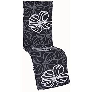 Beo Coussins de Chaise de Jardin Saumauflage pour chaises de séjour, ca. 175 x 48 x 6 cm, Noir avec des Fleurs Blanches - Publicité Beo Coussins de Chaise de Jardin Saumauflage pour chaises de séjour, ca. 175 x 48 x 6 cm, Noir avec des Fleurs Blanches - Publicité