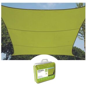 Perel Voile d’ombrage rectangulaire 2 x 3 m pour Jardin et terrasse, Polyester Respirant et déperlant 160 g/m², Protection UV 90%, Anneaux INOX, Vert Citron - Publicité Perel Voile d’ombrage rectangulaire 2 x 3 m pour Jardin et terrasse, Polyester Respirant et déperlant 160 g/m², Protection UV 90%, Anneaux INOX, Vert Citron - Publicité