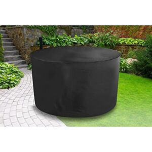 Bosmere D523 Storm Black Housse pour Salon de Jardin Rond 6/8 Places Noir 104 cm - Publicité