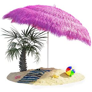 Kingsleeve® Parasol inclinable Hawaii 192 cm rose Parasol de plage Ø 160 cm réglable Jardin terrasse extérieur - Publicité