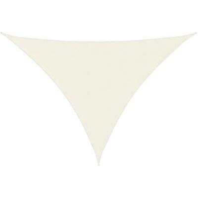 vidaXL Voile d'ombrage 5x7x7 m Tissu Oxford Crème - Voile d'ombrage - Publicité vidaXL Voile d'ombrage 5x7x7 m Tissu Oxford Crème - Voile d'ombrage - Publicité