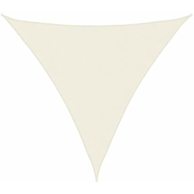 vidaXL Voile d'ombrage 3x3x3 m Crème Protection UV - Publicité vidaXL Voile d'ombrage 3x3x3 m Crème Protection UV - Publicité