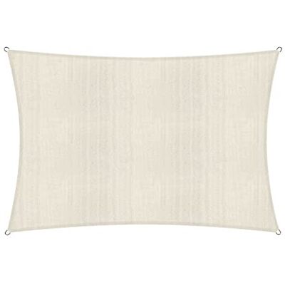 Lumaland Voile d'ombrage avec drisses de fixation, 100 % en polyéthylène à haute densité, avec stabilisateur, pour protection anti-UV Rechteck 2 x 3 Meter ivoire - Publicité Lumaland Voile d'ombrage avec drisses de fixation, 100 % en polyéthylène à haute densité, avec stabilisateur, pour protection anti-UV Rechteck 2 x 3 Meter ivoire - Publicité