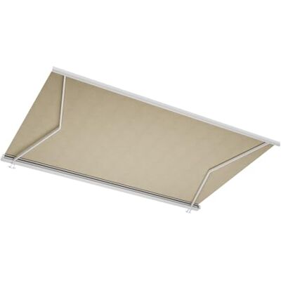 Unique Store banne motorisé à LEDs avec Coffre intégral 5 x 3,5 m Toile Acrylique Beige GALAXA - Publicité Unique Store banne motorisé à LEDs avec Coffre intégral 5 x 3,5 m Toile Acrylique Beige GALAXA - Publicité