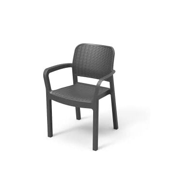 Keter Chaise d'extérieur Belle Chair, Couleur Graphite - Publicité Keter Chaise d'extérieur Belle Chair, Couleur Graphite - Publicité