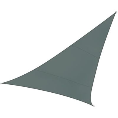 Perel Voile d'ombrage, Toile ombrage, Toile extérieure terrasse, imperméable, Protection Contre UV, 3 Anneaux en O en Acier Inoxydable, 3.6 x 3.6 x 3.6 m, 160 g/m², Polyester, Triangulaire, Gris Vert - Publicité Perel Voile d'ombrage, Toile ombrage, Toile extérieure terrasse, imperméable, Protection Contre UV, 3 Anneaux en O en Acier Inoxydable, 3.6 x 3.6 x 3.6 m, 160 g/m², Polyester, Triangulaire, Gris Vert - Publicité
