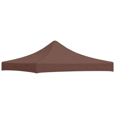 vidaXL Toit de Tente de Réception Toile de Toit de Chapiteau Remplacement de Toit de Tente Escamotable Pavillon de Jardin 3x3 m Marron 270 g/m² - Publicité vidaXL Toit de Tente de Réception Toile de Toit de Chapiteau Remplacement de Toit de Tente Escamotable Pavillon de Jardin 3x3 m Marron 270 g/m² - Publicité