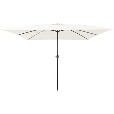 VIDAXL Parasol Carré de Jardin 295x245cm Blanc Sable - Parasol de jardin - Publicité VIDAXL Parasol Carré de Jardin 295x245cm Blanc Sable - Parasol de jardin - Publicité