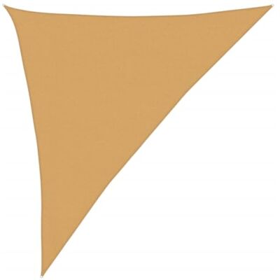vidaXL Voile d'ombrage 160 g/m² Triangulaire Sable 3x4x5 m PEHD, Voile de Soleil, Voile d’ombrage, Store de Patio, Voile de Pare-Soleil - Publicité vidaXL Voile d'ombrage 160 g/m² Triangulaire Sable 3x4x5 m PEHD, Voile de Soleil, Voile d’ombrage, Store de Patio, Voile de Pare-Soleil - Publicité