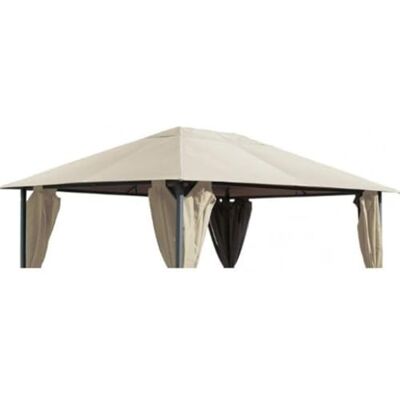 SAN MARCO - 3x4m-ecru-220gsm - toit de gazebo - Publicité SAN MARCO - 3x4m-ecru-220gsm - toit de gazebo - Publicité