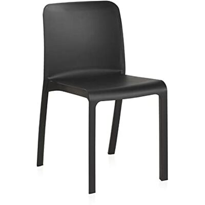 Pegane - Stackable Garden Chairs - Anthracite - Publicité Pegane - Stackable Garden Chairs - Anthracite - Publicité