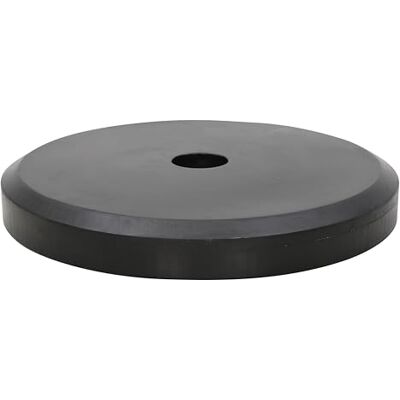 Metro Plaque de Stand Parasol, HDPE/Ciment, Ø 55 x 7.2 cm, 30 kg, Noir - Publicité Metro Plaque de Stand Parasol, HDPE/Ciment, Ø 55 x 7.2 cm, 30 kg, Noir - Publicité