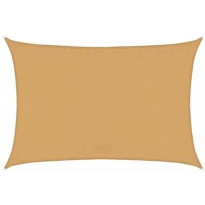 vidaXL Voile d'ombrage 160g/m² rectangulaire Sable 3,5x4,5 m PEHD, Voile de Soleil, Voile d’ombrage, Store de Patio, Voile de Pare-Soleil - Publicité vidaXL Voile d'ombrage 160g/m² rectangulaire Sable 3,5x4,5 m PEHD, Voile de Soleil, Voile d’ombrage, Store de Patio, Voile de Pare-Soleil - Publicité