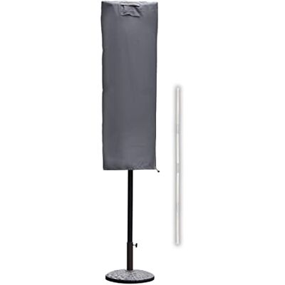 Sekey Housse de Protection Ultra-Résistante pour Parasol Déporté -160cm x 62/62cm Tissu Oxford 600D Imperméable Anti-UV avec Tige de Montage et Aérations - Publicité Sekey Housse de Protection Ultra-Résistante pour Parasol Déporté -160cm x 62/62cm Tissu Oxford 600D Imperméable Anti-UV avec Tige de Montage et Aérations - Publicité