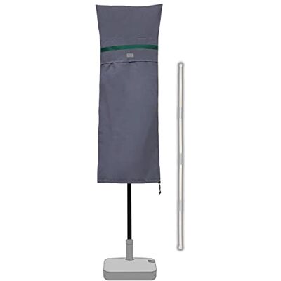 Sekey Housse de Protection pour 270cm x 460cm Parasol de Jardin Double avec Deux Hauts,100% Polyester,imperméable,Gris foncé - Publicité Sekey Housse de Protection pour 270cm x 460cm Parasol de Jardin Double avec Deux Hauts,100% Polyester,imperméable,Gris foncé - Publicité
