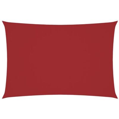 vidaXL Ombrage en voile rectangulaire 3x6 m Rouge - Parasoleil - Publicité vidaXL Ombrage en voile rectangulaire 3x6 m Rouge - Parasoleil - Publicité